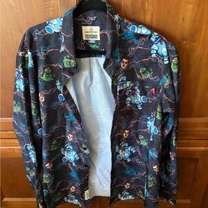 RSVLTS Ghostbusters Graphic Shirt - Black and Red